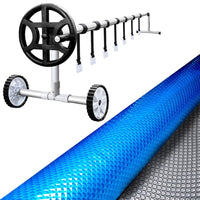 Aquabuddy Pool Cover 500 Micron 6.5x3m Silver Swimming Pool Solar Blanket 4m Roller Home & Garden Kings Warehouse 