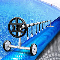 Aquabuddy Pool Cover 500 Micron 6.5x3m Silver Swimming Pool Solar Blanket 4m Roller Home & Garden Kings Warehouse 