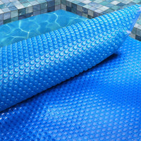 Aquabuddy Pool Cover 500 Micron 8.5x4.2m Swimming Pool Solar Blanket Blue Silver Home & Garden Kings Warehouse 