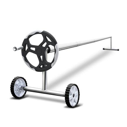 Aquabuddy Pool Cover 6.5x3m 400 Micron Silver Swimming Pool Solar Blanket 5.5m Roller Home & Garden Kings Warehouse 