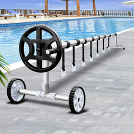 Aquabuddy Pool Cover Roller 4m Adjustable Swimming Pool Solar Blanket Reel Home & Garden Kings Warehouse