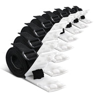 Aquabuddy Pool Cover Roller Attachment Swimming Pool Reel Straps Kit 8PCS Home & Garden Kings Warehouse 