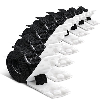 Aquabuddy Pool Cover Roller Attachment Swimming Pool Reel Straps Kit 8PCS Home & Garden Kings Warehouse 