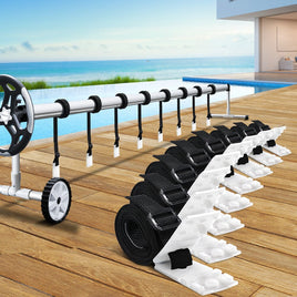 Aquabuddy Pool Cover Roller Attachment Swimming Pool Reel Straps Kit 8PCS Home & Garden Kings Warehouse 