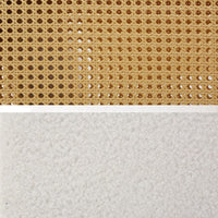 Armchair Rocking Chair Boucle Rattan White Furniture Kings Warehouse 