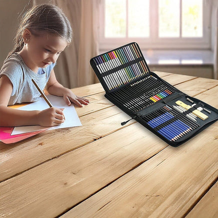 Art Sketch Pencils Oil Drawing Colouring Graphite Charcoal Pencil Set 72pcs/set Home & Garden Kings Warehouse 