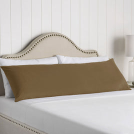 Artex 100% Cotton Body Pillowcase Brown Home & Garden Kings Warehouse 