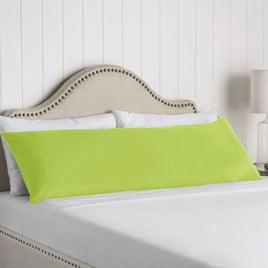 Artex 100% Cotton Body Pillowcase Chartreuse Home & Garden Kings Warehouse 