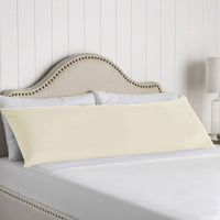 Artex 100% Cotton Body Pillowcase Cream Home & Garden Kings Warehouse 