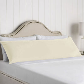 Artex 100% Cotton Body Pillowcase Cream Home & Garden Kings Warehouse 