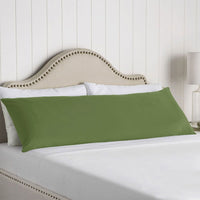 Artex 100% Cotton Body Pillowcase Dark Green Home & Garden Kings Warehouse 