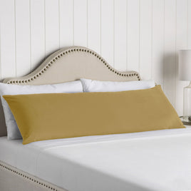 Artex 100% Cotton Body Pillowcase Gold Home & Garden Kings Warehouse 