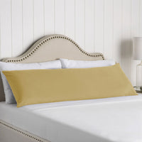 Artex 100% Cotton Body Pillowcase Latte Home & Garden Kings Warehouse 