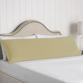 Artex 100% Cotton Body Pillowcase Light Taupe Home & Garden Kings Warehouse 