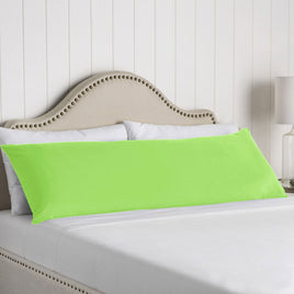 Artex 100% Cotton Body Pillowcase Lime Home & Garden Kings Warehouse 