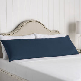 Artex 100% Cotton Body Pillowcase Navy Home & Garden Kings Warehouse 