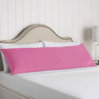 Artex 100% Cotton Body Pillowcase Taffy Pink Home & Garden Kings Warehouse 