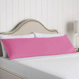 Artex 100% Cotton Body Pillowcase Taffy Pink Home & Garden Kings Warehouse 