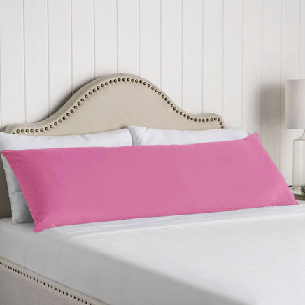 Artex 100% Cotton Body Pillowcase Taffy Pink Home & Garden Kings Warehouse 