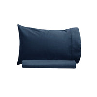 Artex 250TC 100% Cotton Sheet Set Single Navy Home & Garden Kings Warehouse 