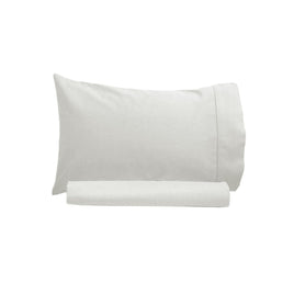 Artex 250TC 100% Cotton Sheet Set Single Off White Home & Garden Kings Warehouse 