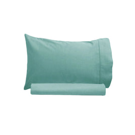 Artex 250TC 100% Cotton Sheet Set Single Teal Home & Garden Kings Warehouse