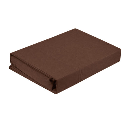 Artex Microfibre Sheet Set Double Chocolate Home & Garden Kings Warehouse 