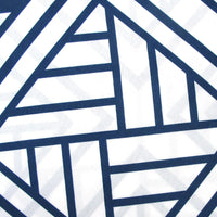 Artex Navy Enzi Geometric Pattern Printed Microfiber Polyester Quilt Cover Set Queen Home & Garden Kings Warehouse 