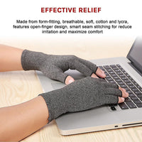 Arthritis Gloves Compression Joint Finger Hand Wrist Support Brace - Large Health & Beauty Kings Warehouse 