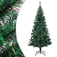 Artificial Christmas Tree with Iridescent Tips Green 210 cm PVC Kings Warehouse 