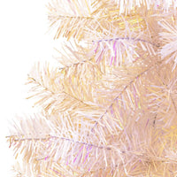 Artificial Christmas Tree with Iridescent Tips White 150 cm PVC Kings Warehouse 