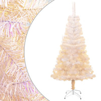 Artificial Christmas Tree with Iridescent Tips White 150 cm PVC Kings Warehouse 