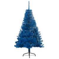 Artificial Half Christmas Tree with Stand Blue 150 cm PVC Kings Warehouse 