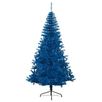 Artificial Half Christmas Tree with Stand Blue 240 cm PVC Kings Warehouse 
