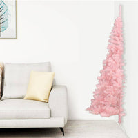 Artificial Half Christmas Tree with Stand Pink 150 cm PVC Kings Warehouse 