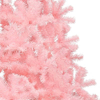 Artificial Half Christmas Tree with Stand Pink 180 cm PVC Kings Warehouse 