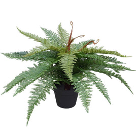 Artificial Potted Fishtail Fern 55cm Home & Garden Kings Warehouse 