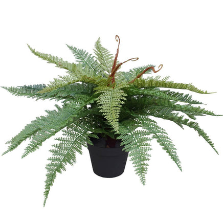 Artificial Potted Fishtail Fern 55cm Home & Garden Kings Warehouse 