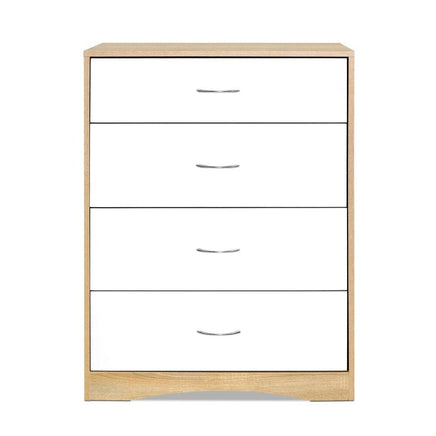 Artiss 4 Chest of Drawers - BURL Home & Garden Kings Warehouse 