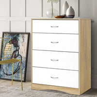 Artiss 4 Chest of Drawers - BURL Home & Garden Kings Warehouse 