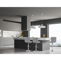 Artiss 4x Bar Stools Fabric Gas Lift Grey Furniture Kings Warehouse 