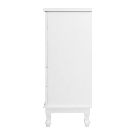 Artiss 5 Chest of Drawers - KUBI White Furniture Kings Warehouse 
