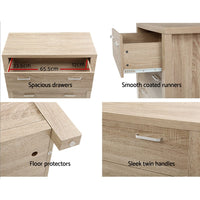 Artiss 5 Chest of Drawers - MAXI Pine Furniture Kings Warehouse 