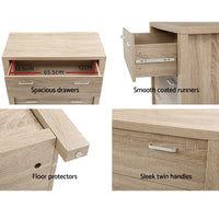 Artiss 5 Chest of Drawers - MAXI Pine Furniture Kings Warehouse 