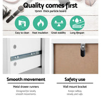 Artiss 6 Chest of Drawers - MYLA White Furniture Kings Warehouse 