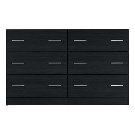 Artiss 6 Chest of Drawers - VEDA Black Furniture Kings Warehouse 