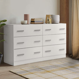 Artiss 6 Chest of Drawers - VEDA White Furniture Kings Warehouse