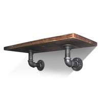 Artiss 8x Floating Pipe Shelf DIY Metal Wall Brackets Home & Garden Kings Warehouse 