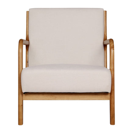 Artiss Armchair Fabric Beige Olive Furniture Kings Warehouse 