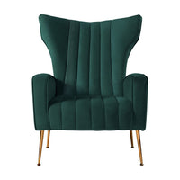Artiss Armchair Green Velvet Kate Furniture Kings Warehouse 